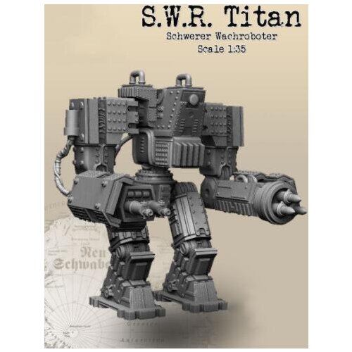 1/35 Scale Unpainted Resin Figure S.W.R robot Titan GK figure