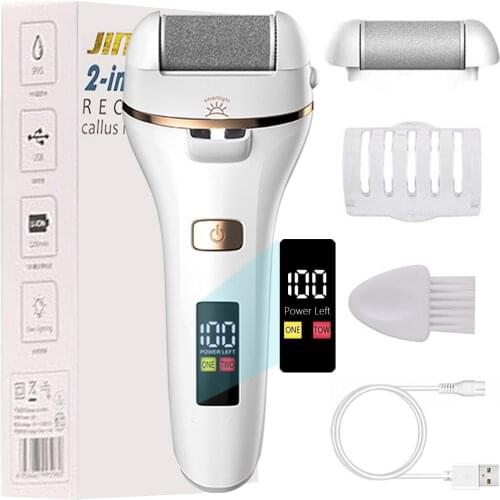 NEW Electric Pedicure Tools Foot Care File Leg Heels Remove Hard Cracked Dead Skin Remover Feet Clean Care Machine LED display