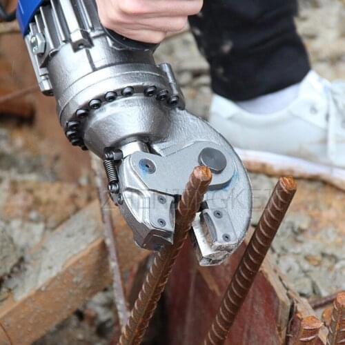 Scissor Head Hydraulic Rebar Shear 220V/110V Portable Electric Round Bar Cutting Machine Houses Construction Building Tools