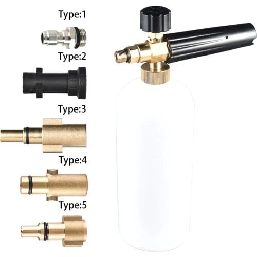 High Pressure Car Washer Snow Foam Lance for Karcher K Series Soap Foamer Adjustable Foam Nozzle Professional Foam Generator