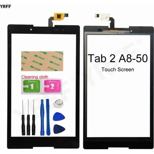 8.0'' A8-50 Glass Touch Screen For Lenovo Tab 2 A8-50 A8-50F A8-50LC Touch Screen Digitizer Glass Panel Sensor