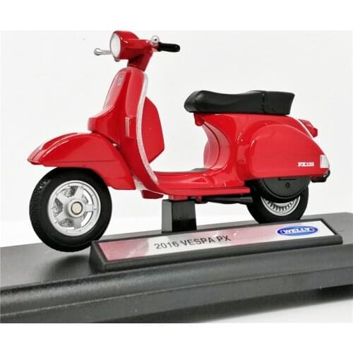 Welly 1:18 vespa PX 2016 Scooter Diecast model bike