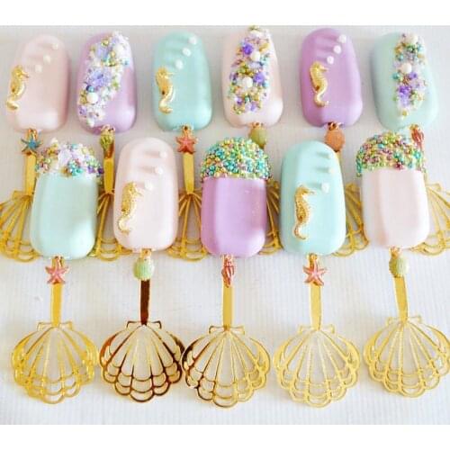 Mirror Acrylic DIY Stick Popsicle Shell Fish Tail Decoration Cakesicle Sticks Parent-child Children Ice Cream Snow Stick Mold