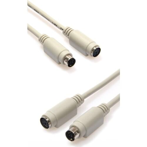 10m PS/2 Keyboard Mouse Male To male Male To Female Extension Cable Lead 6 Pin Motherboard Mouse for Mouse Keyboard