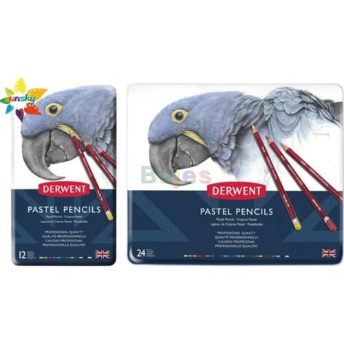12/24/36/48/72 color pencil UK Derwent pastel pencils Artist water color drawing pencil pastel stick pencil school art supplies