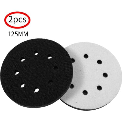 2 Interface Pads Soft Sponge Polishing Cushions Abrasive Sander Paper Sheets Hook Sander Backing Burnishing Discs Sanding Tools