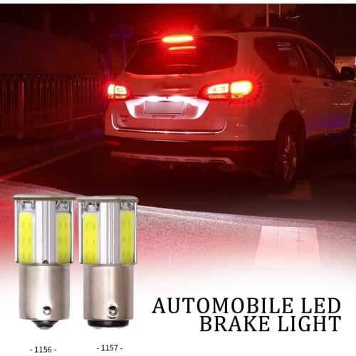 2pcs 1156/1157 Led Auto Brake Light White Car Bulb Rear Turn Signal Lamp Parking Light 12v Car Signal Lamp Car Light Accrssories