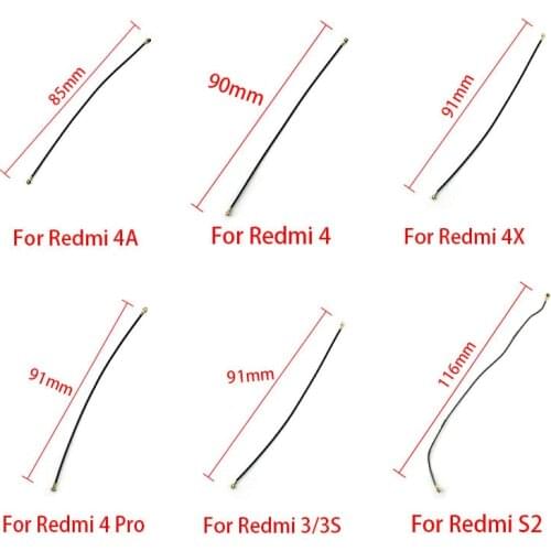 2Pcs/Lot, Wifi Antenna Connector Signal Flex Cable For Xiaomi Redmi 3 3S 4 4A 4X 5A 5 Plus 6 6A 7 S2