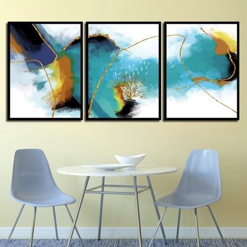 3 Pcs Abstract Mountain Canvas Painting Modern Home Decoration Living Room Bedroom Canvas Print Painting Wall Decor Picture