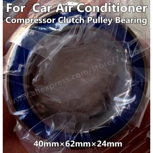 40*62*24mm Air Conditioner A/C Compressor Clutch Pulley Bearing 40BD6224 40BGS11G-2DS 83A551B4 40BD219DU ACB40620024 4608-7AC2RS