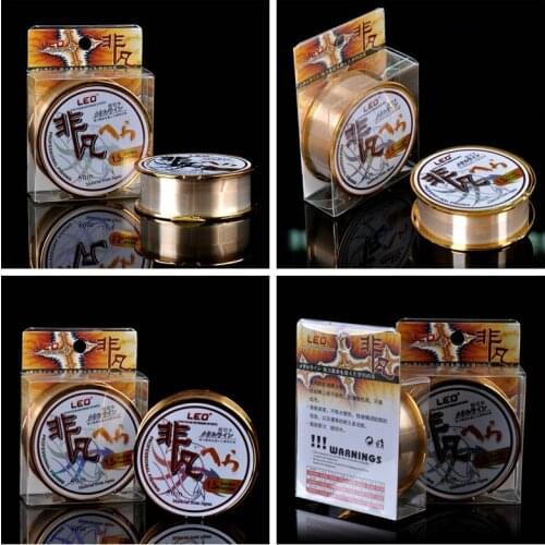 50m Fishing Line Outdoor Summer LEO Japanese Import Fish Nylon Line 04#~3# Fishing Wire Fishing Accessories