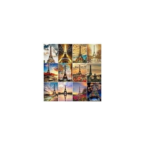 Diamond Painting Tower Landscape 5D Diy Diamond Embroidery Full Round& Square Drill Diamond Mosaic Cross Stitch Home Decor