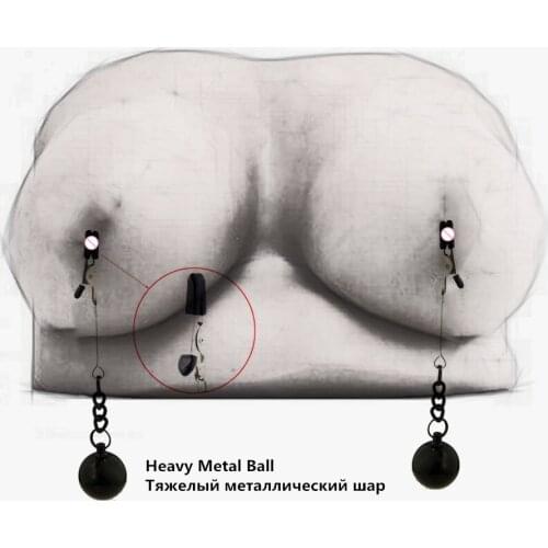 Bdsm Bondage Erotic Accessories of Heavy Stainless Steel Nipple for Adults Games Sex Toys to Boob Clitoris Clip Pincher