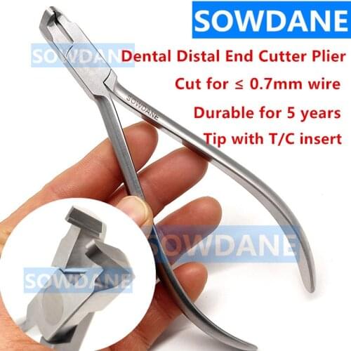 Long Handle Dental Orthodontic Wire Distal End Cutter Plier TC Insert Cutting 1/3 Goden Holder Instrument Dental Cutting Forcep
