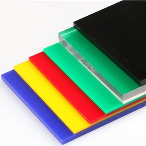 Glossy Acrylic Board Multicolor Translucent Plexiglass Plastic Sheet Organic Glass Polymethyl Methacrylate