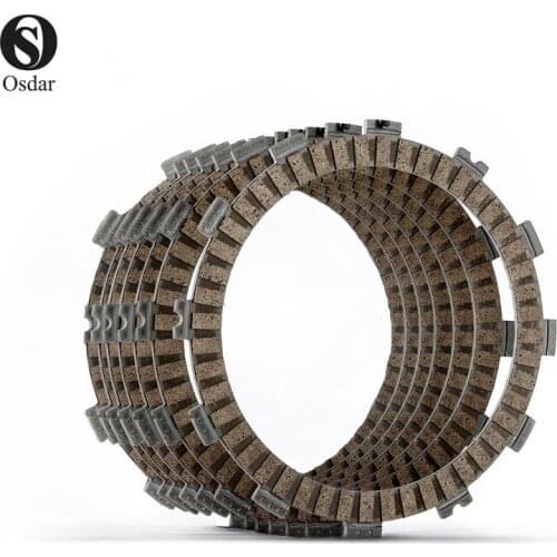 Motorcycle Clutch Friction Plates Kit For Beta 125 Alp 01-06 200 Alp 4-stroke 01-08 Suzuki RM 125 RF13A 84-85 GSX 250 80-83