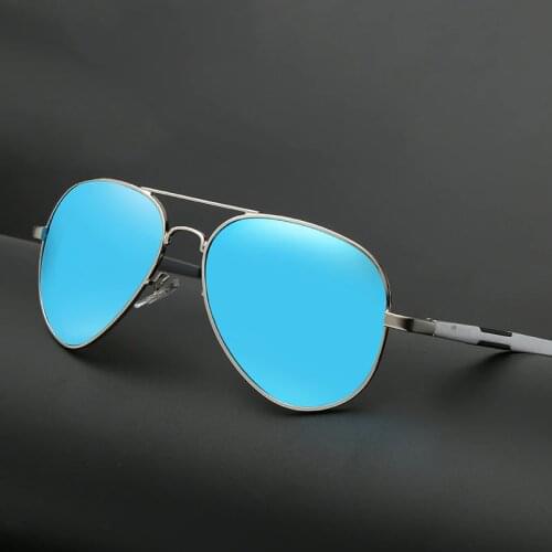 Men Polarized Sunglasses Retro Classic Pilot Glasses Brand Goggoles Leisure UV400 Protection Metal Frame H6695