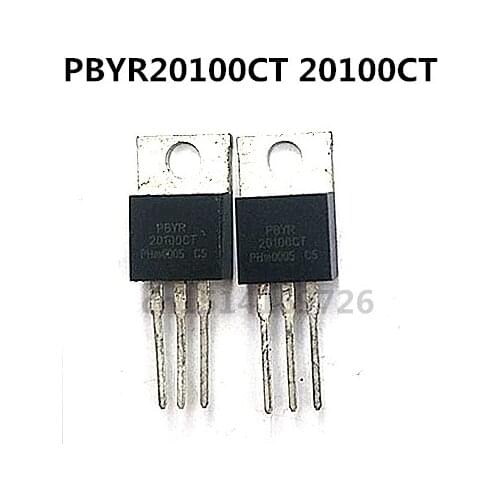 Original new 5pcs/ PBYR20100CT 20100CT 20A/100V TO-220
