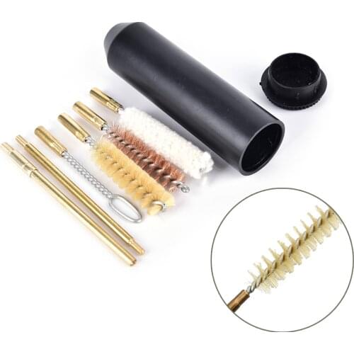 2019 22/45/357/9 mm Pocket Size Pistol Professional gun Cleaning Kit Hand Gun Rod Brush cleaning tools 7pcs/set