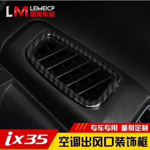 The latest air conditioning air outlet decorative frame front exhaust air outlet interior For Hyundai ix35 2018 Car-styling