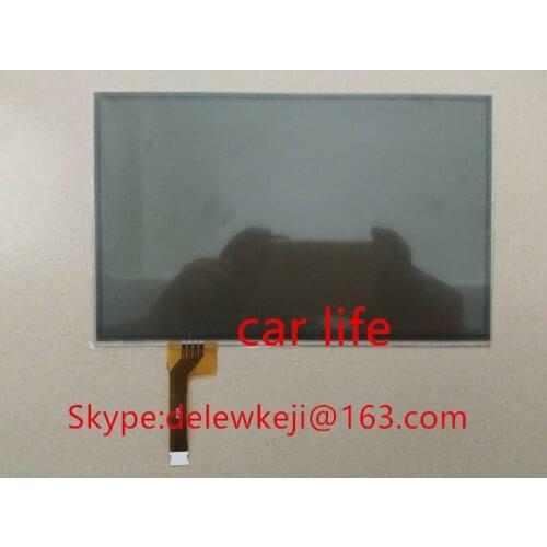 1 piece 8 inch 8 pins Black glass touch Screen Digitizer Lens panel for LX/LS/GX car LTA080B450F DVD Player GPS navigation