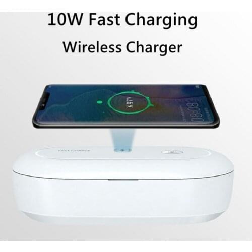 New Sale UV Sterilizer Box Wireless Quick Charger Ultraviolet Light Sterilizer Box For Phone Cleaner Sanitizer Disinfection Box