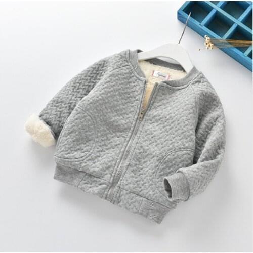 Winter boys girls sweatshirt clothes children girls velvet thick tops boys casual outerwear hoodies warm snowsuit tops