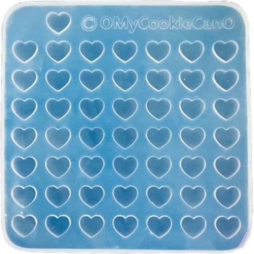 Star Love Heart Candy Epoxy Resin Mold Cookie Biscuit Cake Baking Silicone Mould