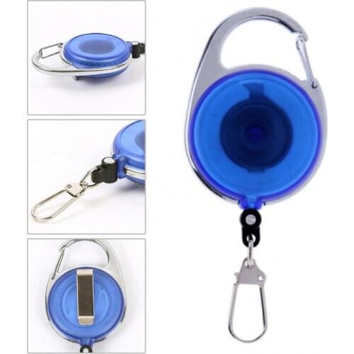 1m Telescopic Fish Measuring Tape with Hanging Buckle Fishing Gear Accessories Durable Fishing Tools