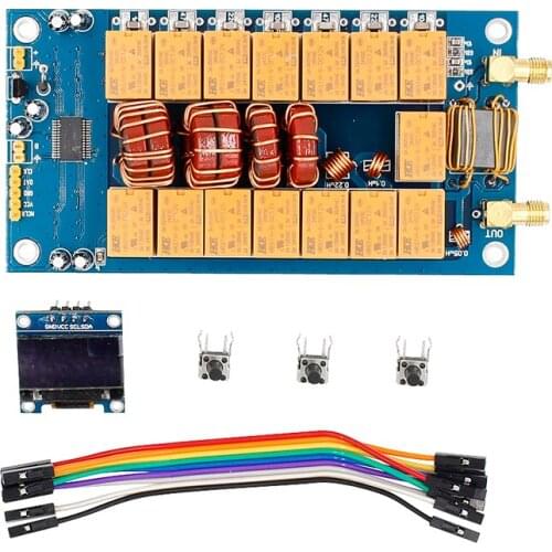 1pcs DIY Kits 1.8-50MHz ATU-100 Automatic Antenna Tuner with 0.96 inch OLED Display