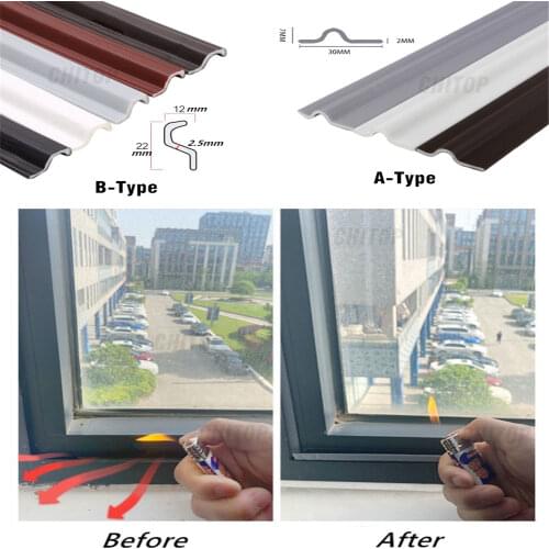 Hot Wearable Door Window Sealing Strips Pu foam Self Adhesive Tape Waterproof Dustproof Sealing Tape Sound Insulation Tools 2021