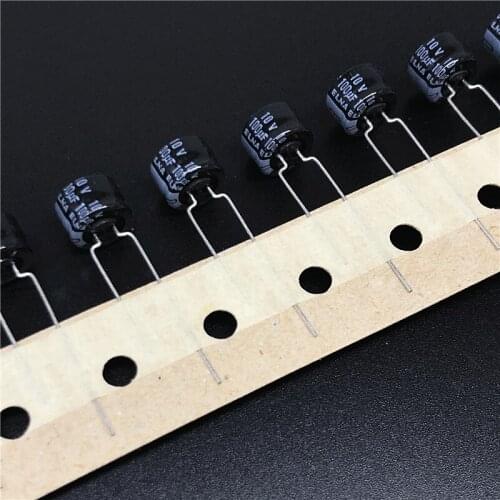 100pcs 100uF 10V ELNA R3F Series 8x5mm High Quality Original 10V100uF Aluminum Electrolytic capacitor