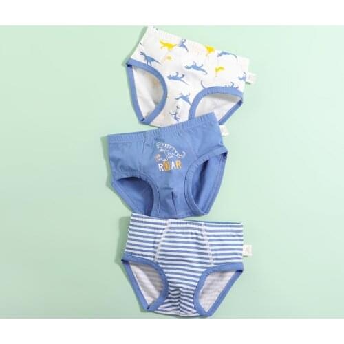 3Pieces/Lot 2-10Y Children Underwear Baby Boys Underpants Cotton Boys Panties Cartoon Pattern Kids Briefs Child Soft Pants