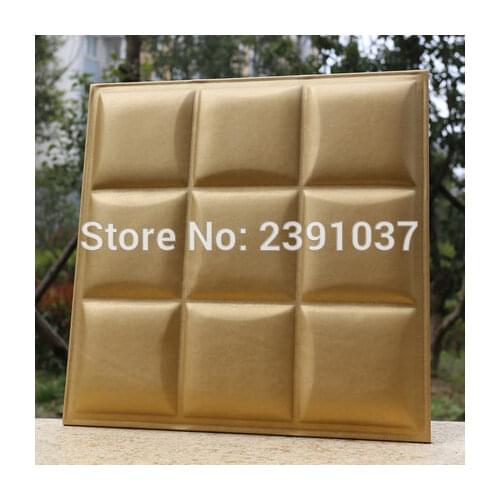 Acoustic Panels 16pcs40*40cm Leather panel PU Leather Wall Panel panel acustico Choice Of Fabric Headboard, Feature Wall