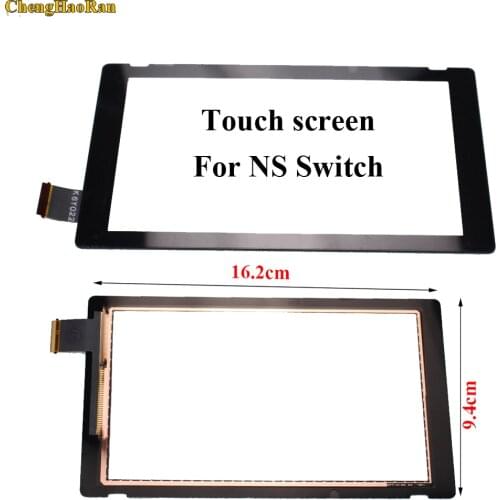 ChengHaoRan 10pcs Front Outer Lens LCD for Touch Screen Digitizer Replacement Part For Switch NS LCD for Touch Screen Digitizer