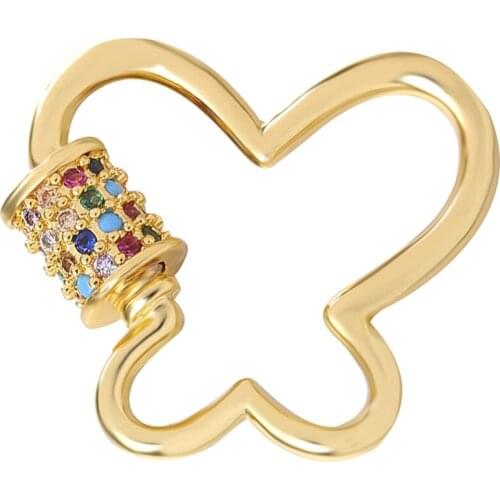 DIY Handmade Necklace Women Fashion Jewelery Making Supplies Screw Locket Clasps Kits For New Design Hanging Chains Pendant