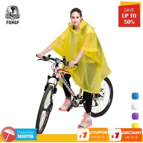 FGHGF Motorcycle Bicycle Bike Raincoat Hooded Disposable Waterproof Infantil Menino Rainwear Poncho Transparent Rain Coat