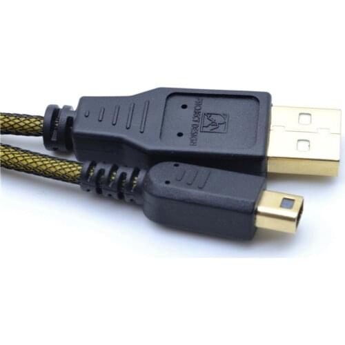 1.5 Meter 24K Precious Metals Charger Charging Cord Micro USB 2.0 Data Cable for Nintend ND S I/NDSIXL/2DS/3DS/NEW 3DS/3DSXL