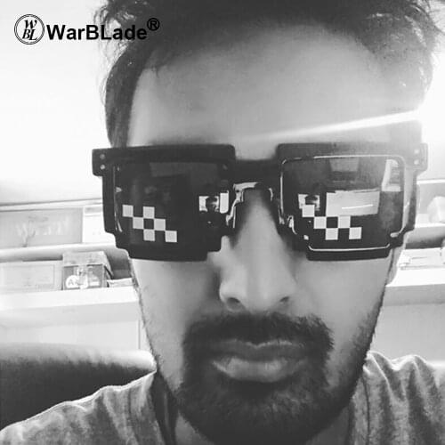 Play cool Glasses LOL Talent Chase girl Sacred Objects Life Sun Glasses Hot Sell Plus Size Polygonal 8 Bits Style Pixel With