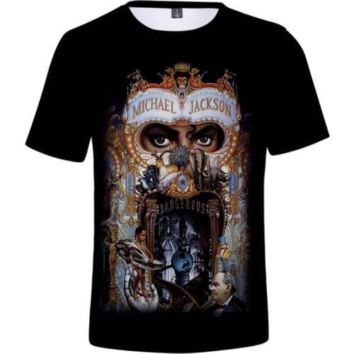 Michael Jackson Dangerous Album 3d T Shirts Fashion Hip Hop Men Women T-shirt Tops Short Sleeve 3d T-shirts Tee Shirt Sweatshirt