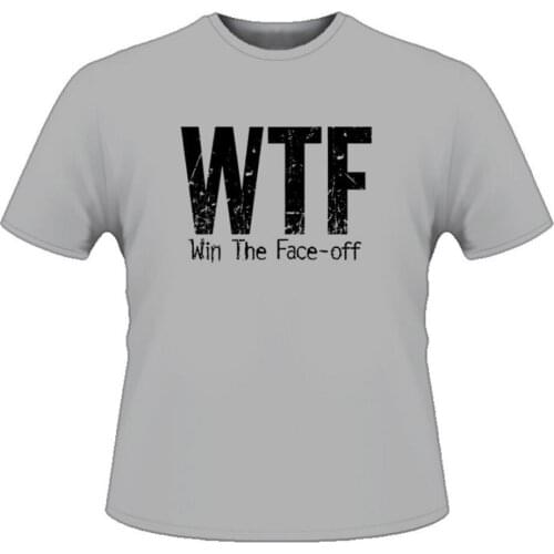 2019 Brand New Men Clothing Fashion Hot Sale 100% cotton MenS T Shirts Win The Faceoff Hockeyer Tee Shirt