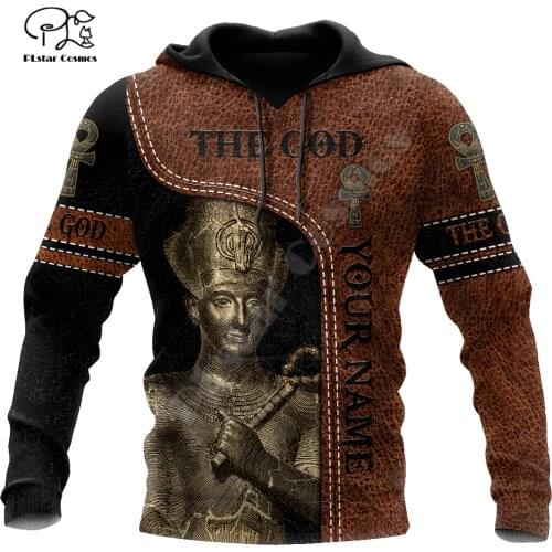 PLstar Cosmos NewFashion God Horus Egyptian Pharaoh Anubis Ancient Egypt Tattoo 3DPrint Men/Women Harajuku Jacket Zip Hoodies 10