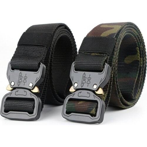 New Nylon Belt Men Army Tactical Belt Molle Military SWAT Combat Belts Knock Off Survival Waist Tactical Battle Belt Dropship