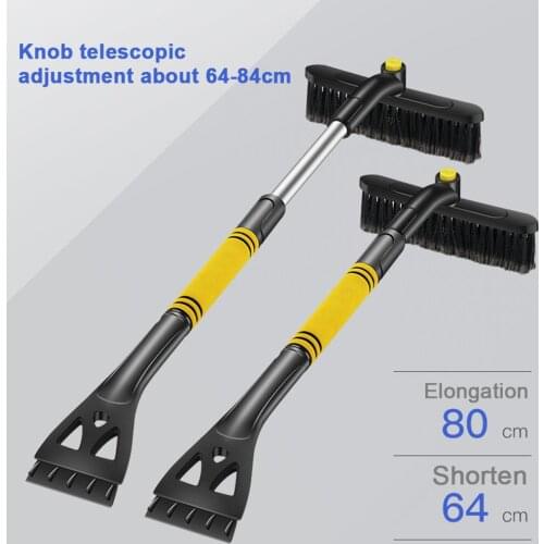 Retractable Snow Shovel for Truck SUV Car Snow Brush Scraping Snow Shovel Glass Frost Removal Winter Ice Removal Winter Tools