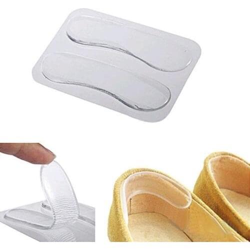 1 Pair Shoes Accessories Silicone Gel Heel Protector Insoles For Shoes Soft Cushion Protector Shoe Insert Pad Insole