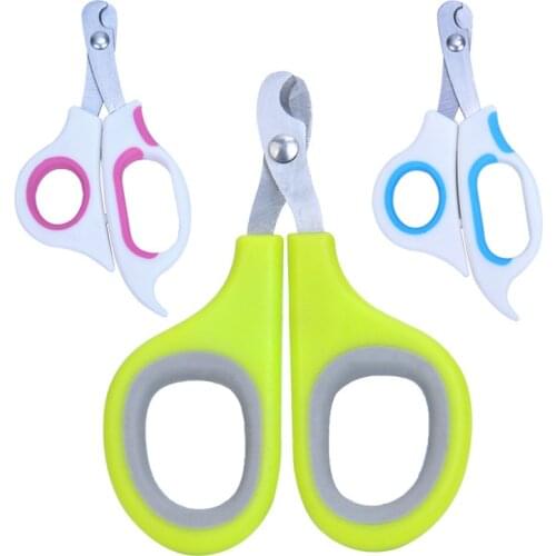 1pcs Professional Pet Nail Clippers Care Cat Dog Green Grooming Titanium Trimmer Toes Claw Scissors Cutter Clip Petshop Product