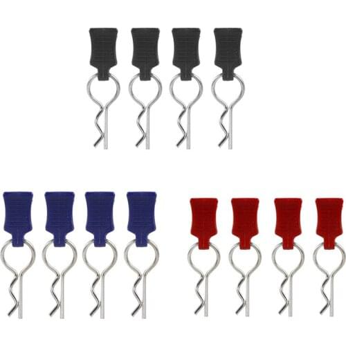 4 Pcs RC Bodywork Clips Pin for Traxxas Hsp Redcat Rc4Wd Tamiya Axial Scx10 Dx10 Hpi 1/5 1/10 RC Car