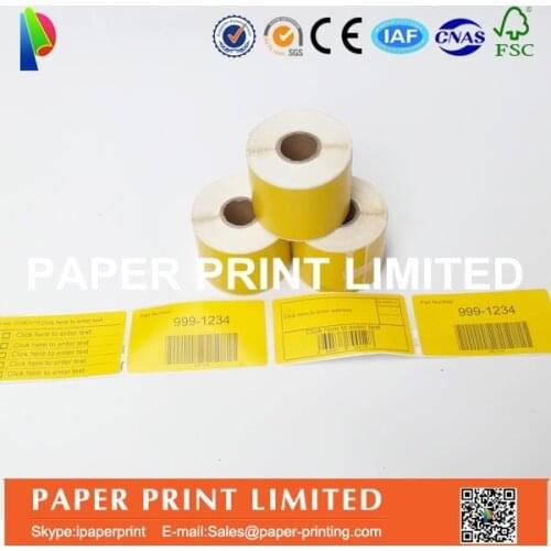 40 x Rolls Dymo Compatible Labels 99014 yellow colors also supply Orange or pink or Green custom colors