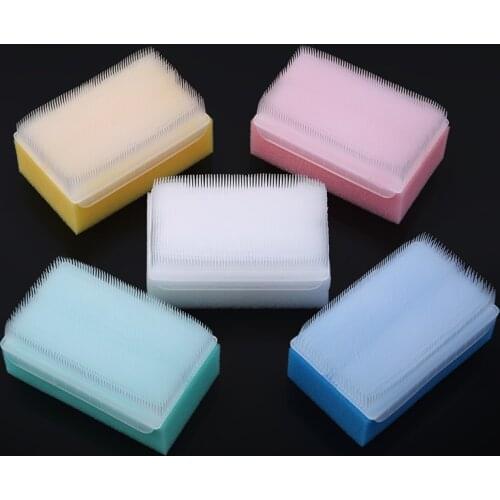 Baby Infant Soft Silicone Bath Brush Spiky Sensory Theraphy Skin Cleaning Tool Newborn Baby Soft Comfortable silicone