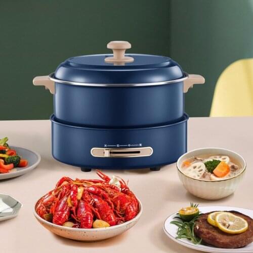 5L Household Multi Cooker Electric Hot Pot Electric Heating Pot Split Type Removable Washable Non-stick